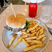 Mushroom Burger😍 at Plant Cafe & Kitchen - Yeonnam in Seoul