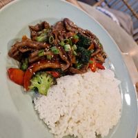Chicken teriyaki stir fry at Plant Cafe & Kitchen - Yeonnam in Seoul