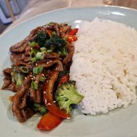 Chicken teriyaki stir fry at Plant Cafe & Kitchen - Yeonnam in Seoul
