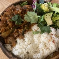 Moussaka bowl. Meat ball and sauce was pretty good    at Plant Cafe & Kitchen - Yeonnam in Seoul