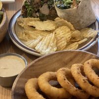 Add on - Onion ring & Tahini sauce   at Plant Cafe & Kitchen - Yeonnam in Seoul