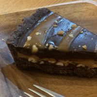 Snickers Tart. So good & rich  at Plant Cafe & Kitchen - Yeonnam in Seoul
