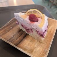 Raspberry cheesecake at Plant Cafe & Kitchen - Yeonnam in Seoul