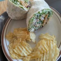 Caesar tofu wrap at Plant Cafe & Kitchen - Yeonnam in Seoul