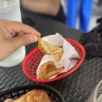 Vegan gyozas   at GangNam Falafel in Paris