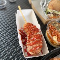 Corndog   at GangNam Falafel in Paris