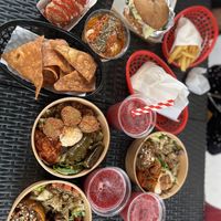 Full table   at GangNam Falafel in Paris