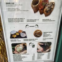 Dessert menu !  at GangNam Falafel in Paris