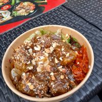 Mushroom bowl at GangNam Falafel in Paris