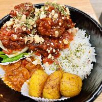 Bento Chicken Style  at GangNam Falafel in Paris