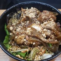 Fried mushroom bowl at GangNam Falafel in Paris