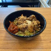 Champignon bowl at GangNam Falafel in Paris