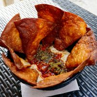 Kimchi hummus at GangNam Falafel in Paris