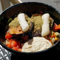 Summer bowl at GangNam Falafel in Paris