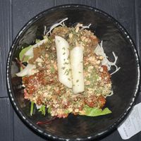 Korean Fried Chicken Bowl  at GangNam Falafel in Paris