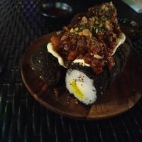 Kimbap frit au fromage at GangNam Falafel in Paris