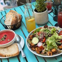 Großer Blattsalat & Tagessuppe  at Leni's Sweet and Salty in Maulburg