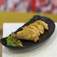 Vegan Gyoza at Saute Sushi 素特•素司 in Central Singapore