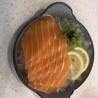 Zalmon zashimi taste like the real salmon  at Saute Sushi 素特•素司 in Central Singapore