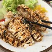 Katsu Don with vegan Mayo at Saute Sushi 素特•素司 in Central Singapore