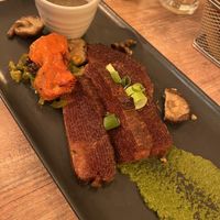 The beef piece. Much more satisfying and filling than it looks    at Le Very'table  in Lunel