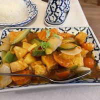 Sweet and sour tofu   at Chai-Yo Thai Restaurant in Sheringham