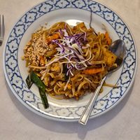 Pad Thai with tofu at Chai-Yo Thai Restaurant in Sheringham