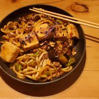 Udon Bowl at Whitetooth Mountain Bistro  in Golden