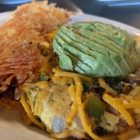 Plant Based Vegan Scramble breakfast at Annette's in Salem