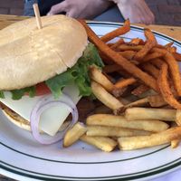 vegan chicken sandwich  at James E. McNellie's Pub in Tulsa