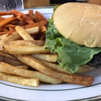 black bean burger  at James E. McNellie's Pub in Tulsa