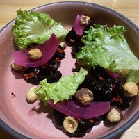 Beetroot tartar  at Bryggjan in Akureyri