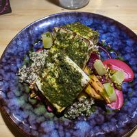 Grilled tofu  at Bryggjan in Akureyri