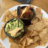 Chips and guac  at Karen's Place in Bucerias