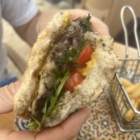 Portobello Burger (hold the cheese) #Veganuary at Karen's Place in Bucerias