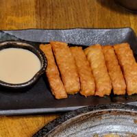 Tempeh starter with spicy vegan mayo at Korean BBQ House- Barbican in London