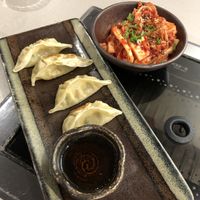 Tofu Gyoza & Kimchi  at Korean BBQ House- Barbican in London