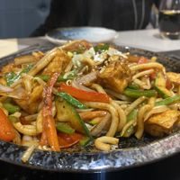 Yaki udon with tofu   at Korean BBQ House- Barbican in London