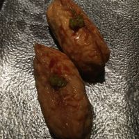 Mushroom Bacon Inari at PLANTA Queen in New York City