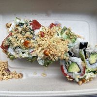 Rainbow roll to go  at PLANTA Queen in New York City