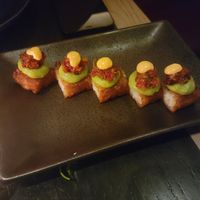 Crispy rice at PLANTA Queen in New York City