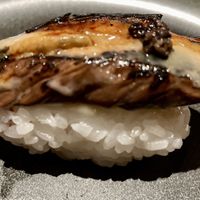 The eggplant was delicious smoky goodness!!UNAGI EGGPLANT NIGIRI
truffle miso at PLANTA Queen in New York City