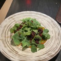 Spinach dumplings with mild chilli oil   at PLANTA Queen in New York City
