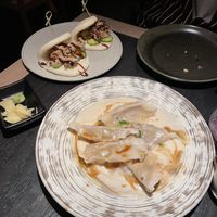Bao Sliders and Potato Truffle Dumplings  at PLANTA Queen in New York City