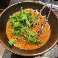 Dan Dan noodles   at PLANTA Queen in New York City