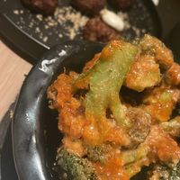 Bang bang broccoli & cauliflower tots  at PLANTA Queen in New York City
