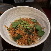 Dan Dan noodles  at PLANTA Queen in New York City
