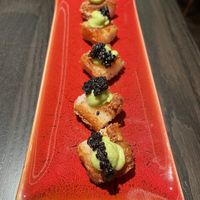 Caviar fritters   at PLANTA Queen in New York City