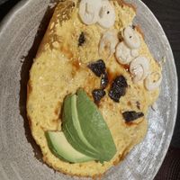 Just Egg truffles omelet  at PLANTA Queen in New York City