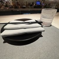 Elegant glassware at PLANTA Queen in New York City